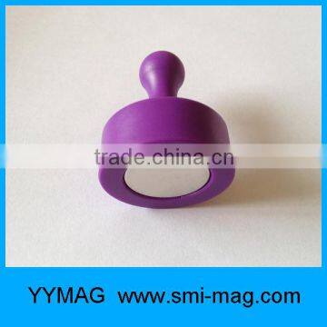 High quality colored magnetic push pins