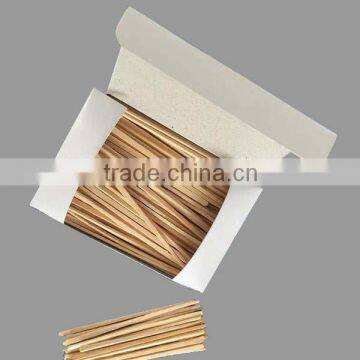 300pcs disposable flat wooden toothpicks