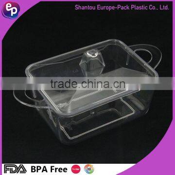 Clear Safe Plastic Disposable Food Packaging Container plastic pallet container