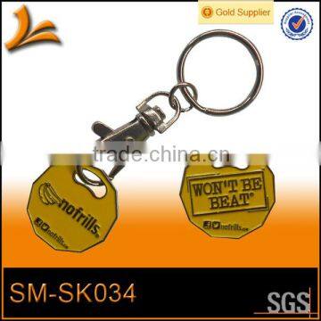 SM-SK034 euro custom supermarket trolley token