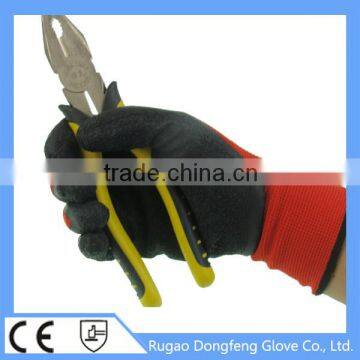 High Quality Knitted Latex Palm Coated Nylon Gloves For Glass Handling photo-5