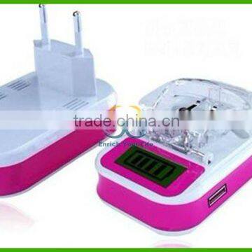 USB LCD super fast mobile phone charger for phone