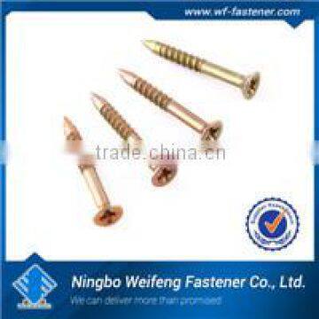 Black/white/yellow zinc galvanized square pan head self drilling screw,good quality ningbo fastener manufacturers