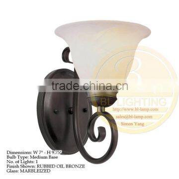 Modern European glass wall lamp for office,baolian glass wall lamp for office