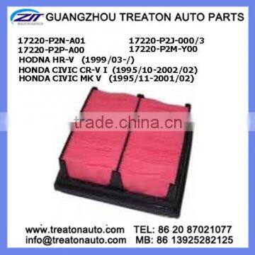 AIR FILTER 17220-P2N-A01 17220-P2J-000/3 17220-P2P-A00 17220-P2M-Y00 FOR HONDA HR-V 99- CIVIC CR-V I 95-02 CIVIC MK V 95-01