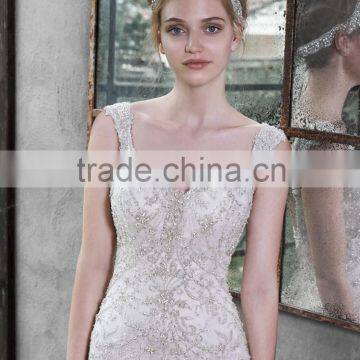 2016 Guangzhou Supplier Detachable Lace Sleeves for Wedding Dress photo-5