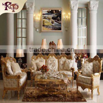 luxury rococo design furniture hand carving classic living room sofa set                        
                                                Quality Choice