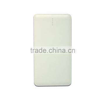 2016 New Hot Selling Design Leather 10000mah Universal Powerbank