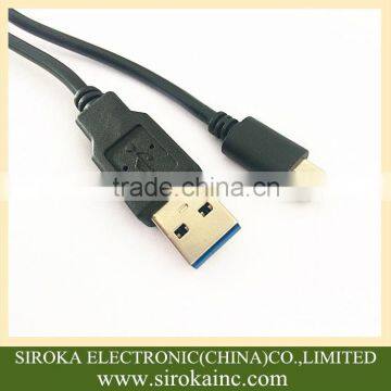 Customized 1m,2m,3m standard USB 3.0 data cable to USB 3.1 type C cable with customized Retail package