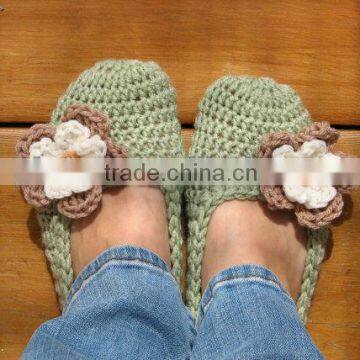 handmade soft crochet women shoes summer and spring casual shoes