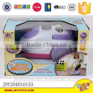 Pretend play toys home appliance mini vacuum cleaner with music and light