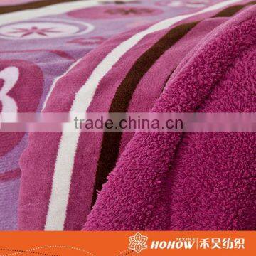 Anti-pilling air condition blanket China factory polar fleece air condition blanket