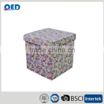 Stocked Comfortable Storage Foot Stool Ottoman photo-2