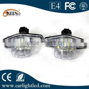 High quality DC12-30V light up led license plate light lamp number plate lamp light