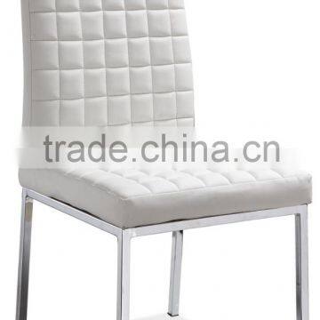 Z651 Milk white hotel luxury vintage industrial metal chair