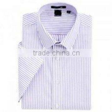 Mens' light-coloured business shirt T/C(65/35)