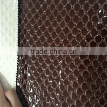 Crocodile design Emboss PVC synthetic leather for bags