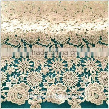 2015 Latest cord guipure lace fabric