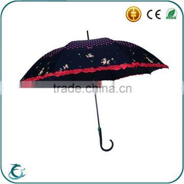 Hot Sell Straight Handmade Material Wedding Souvenir Umbrella