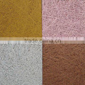 Decorative acoustic panel cement wood fiber acoustic panels wood wool cement board