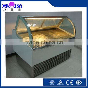 Commercial Horizontal Ice Cream Popsicle Display Cabinet