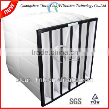 G4 high efficiency aluminum frame hot melt synthetic fiber bag air conditioner filter