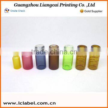 Decorative sample perfume vial clear perfume glass vial