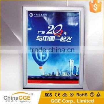 A0 LED Black LightBox Wall Mounted Aluminum Slim Light Box LED Aluminum Silm Light Panel Display