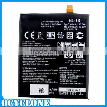 Wholesale Rechargeable BL-T8 Smart Phone Battery for Lg