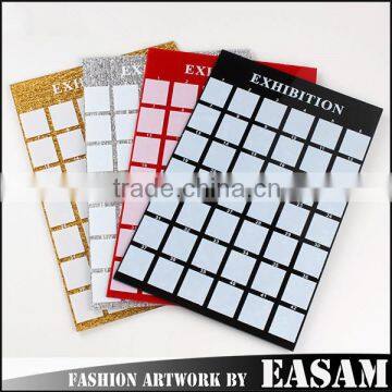 42 spaces 4colors plastic nail art show case,nail art tips display card,nail color book