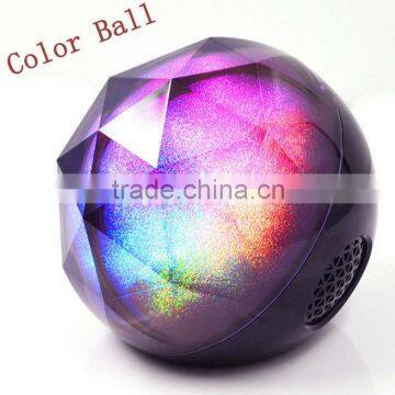 Aireego newest sales promotion portable ball shape LED bluetotoh speaker 2016