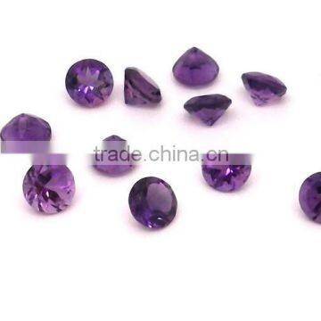 High Quality Gemstones Amethyst Loose Round Gemstone
