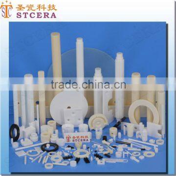 STCERA Custom made ivory aluminum oxide alumina ceramic rod, alumina crucible