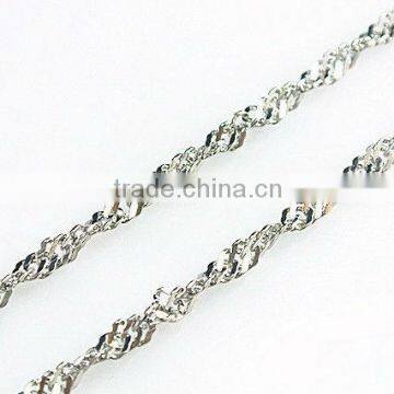 SN027 Factory direct sale water wave model necklace