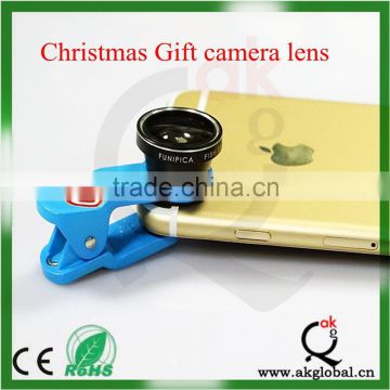 universal hot sale 3 in 1 clip on fish eye lens for iphone 6