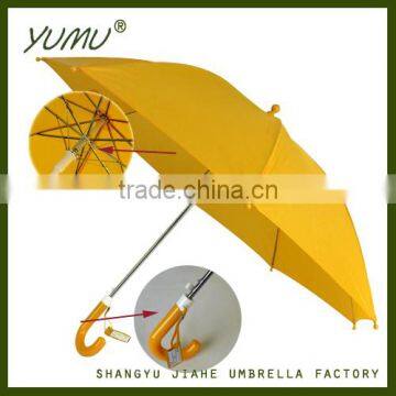 19" Kids Safety Umbrella, Yellow Kids Umbrella
