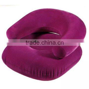 Red Hot Inflatable Sofa Chair,comfort Flocking Inflatable Sofa Lounge