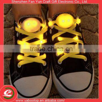 Lighted Shoelaces at Christmas Party