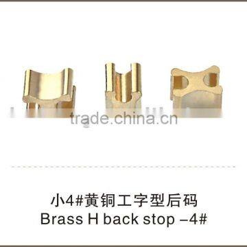 Brass H Bottom Stopper little NO.4 for metal zipper garment accessories