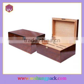 Brown Glossy MDF Wood Best Antique Cigar Box