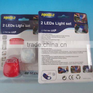 Multi Colors performance flexible silicone body ultra bright warning led bike strip lights