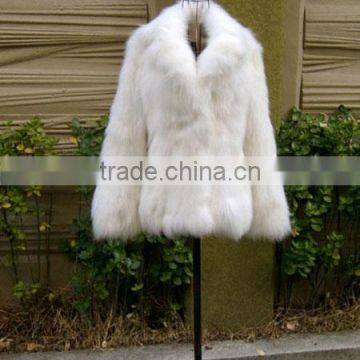 Factory price fox fur jacket for women