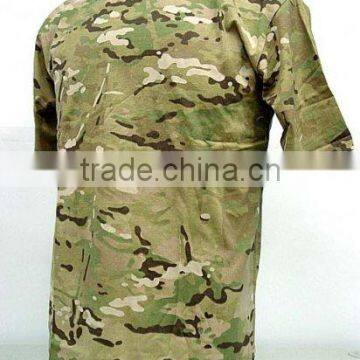 military Short Sleeve T-Shirt multicam