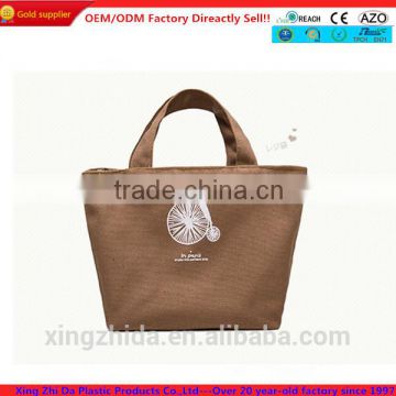 China supplier wholesale light brown shopping bag for lady