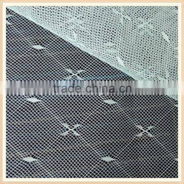 Factory sale Jacquard mosquito net polyester mesh fabric 50D