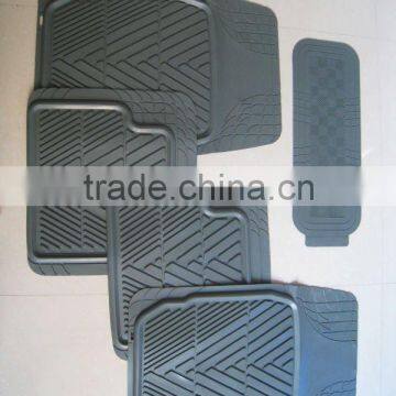 5pcs 3d PVC car foot mat