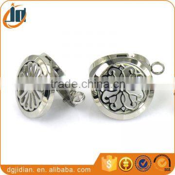 Stainless Steel Perfume Locket Aromatherapy Essential Oil Diffuser Necklace photo-3