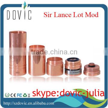 Best selling e cigarette full detachable mod copper clone sir lancelot