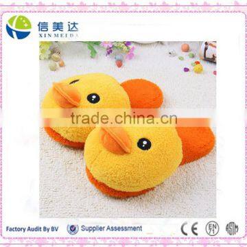 2016 new men women indoor home slipper cute duck animal shape plush antskid room slippers