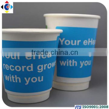 Hort Disposable paper cups for coffee shop wih lip manufacture in China